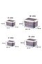 4-Piece Plastic Storage Box Set - 2