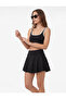U Neck Sleeveless Slim Fit Ribbed Sports Bra - 2