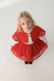 Girl's Suit with Lace Detail and Cape for Special Occasions - 6