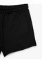 High Waist Comfortable Fit Pocketed Lace-Up Waist Mini Sports Shorts - 5