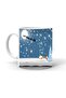 Christmas Santa Claus Printed Ceramic White Mug - 2