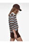 Comfortable Fit Cotton Buttons Long Sleeve Polo Collar Striped T-Shirt - 2
