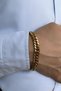 Men's Thick Chain Bracelet Gold Color 316L Steel Non-Tarnish Water Resistant 10mm 21cm - 3