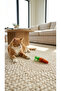 Easter 2-Piece Cat Toy Set – Furry Carrot with Pompom and Rustling Sound, Featuring Plush Rabbits and Catnip - 3