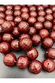 20mm Matte Burgundy World Model Beads, Bag Making Beads (100Gr ~20 Pieces Beads)