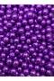 10mm Purple Glass Pearl Beads, Jewelry Accessory Making Beads (50Gr,-38Pieces) - 2