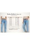 Mom Fit Jean Snow Blue High Waist Women's Denim Pants - 4