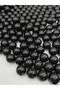 14 mm Black Color Plastic Pearl Beads, Beads for Bag and Jewelry Making (100 Gr,~65 Pieces)
