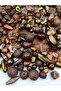 Mixed Plastic Beads in Brown Tones (250 Grams) for Bracelets, Necklaces, Keychains, and Jewelry Making