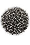 6mm Smoked/Anthracite Color Shiny Metalized Globe Model, Disco Ball Jewelry Hobby Beads (25Gr, ~200 Pieces)