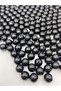 16mm Black Color Plastic Pearl Beads, Beads for Bag and Jewelry Making (100 Gr,~45 Pcs) - 2