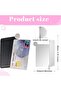 8 Pcs Stainless Steel Mirror, Unbreakable Small Purse Mirror, Rectangular Handheld Tiny Mirrors with PU Leather Case for Makeup, Women, Men - 3