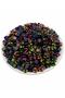 100gr 6mm Black Colored Cube Letter Beads, 6x6mm Alphabet Letter Dice Beads (100GR,~750 PCS) - 4