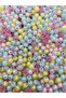 25Gr 8mm Matte Beaded Mixed Color Round Beads, Jewelry Beads (25Gr,~80 Pieces) - 2