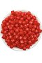 100gr 10mm Opaque Red Color Cube, Cubic Model Acrylic Beads, Bag Beads (100gr,~200 Pieces)