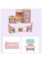 22-Piece Wooden Dollhouse Furniture Set, Pretend Play Accessories, Smooth Edges, for Kids - 3