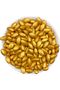 Twisted Matte Metallic Gold / Yellow Color Beads 8x14mm, Bag Making Beads (100gr, ~170 Pieces) - 3