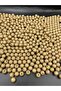 100gr Opaque Round Mink / Light Brown 10mm Ball Model Acrylic Beads,Bag Bead (~175pcs)