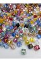 100gr 14mm Mixed Color Cube with Janjan, Cubic Acrylic Beads, jewelry, bag Beads (100gr,~80pcs) - 4