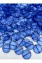100gr Cobalt Blue 25mm Flat Flat Round Acrylic Beads, Jewelry, Bag Making Beads (100gr~40 Pieces),