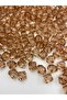 16mm Mink / Light Brown Pyramid Model Acrylic Beads, jewelry, bag Making Beads (100gr, ~70 Pieces) - 3