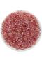 Pink Colored Flat 6mm Janjan Acrylic Beads, Shiny Jewelry Making Hobby Beads (25gr,~250 Pieces) - 2