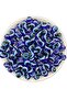 25 Pcs 10mm Navy Blue / Dark Blue Acrylic Round Evil Eye Beads, Jewelry Making Eye Beads