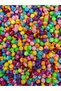 50Gr Letter Beads, 4X7Mm Opaque Colored White Flat Letters on a Background (50Gr,~375 Pieces) - 2