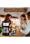 4-Pack Reusable Coffee Filters with Handles, Nylon Basket Filters for 4-5 Cup Coffee Makers - 4