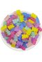25 Pieces of Frosted Matte Acrylic Mixed Colored Jelly Beads, Teddy Bear Beads, Jewelry Making Beads - 5