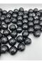 26mm Black Color World Model Acrylic Beads, Jewelry, Bag Making Beads (100gr,~11 Pieces)