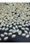 Oval 11x16mm Half Pearl Cream Plastic Pearl, Hobby Accessory Half Pearl (25gr,~50pcs) - 2