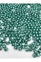 50gr 8mm Emerald Green Acrylic Cube Beads with Beads Inside, Jewelry, Bag Making Beads (50gr,~180 Pieces) - 2