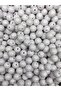 Opaque Round, White Color 100gr 10mm Opaque Ball Model Acrylic Beads, Bag Beads (100gr, ~ 175 pieces)) - 4