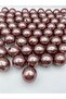 24mm Brown Plastic Pearl Beads, Bag and Jewelry Making Beads (100 Gr,~14 Pieces) - 2