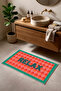 Digital Non-Slip Washable Colorful Modern Bath Mat Bathroom Rug Si - 3