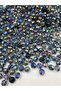 14mm Janjan Smoked / Gray Honeycomb Model Acrylic Beads, shiny Jewelry Making Hobby Beads (100gr,~80Pcs) - 2