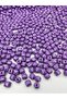 100gr 10mm Opaque Lilac Color Cube, Cubic Model Acrylic Beads, Bag Beads (100GR,~200 PCS) - 2