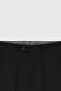 Slim Fit Slim Fit Swallow Collar Print Double Pants Black-Gray Suit - 7