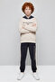 Boys' Hooded Long Sleeve Sports Tracksuit Set - 2