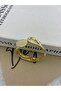 Special Series Gold Color Asymmetric Model Design Handcuff Bracelet - 2