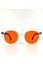 Pollinis C102P-Orange Unisex Therapeutic Glasses with Blue Light Filter - 3