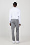 Men's Gray Standard Fit Normal Cut Comfortable Sports Sweatpants with Elastic Waist and Legs - 6