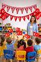 12 Pieces Flag Balloon Turkish Flag Red Printed Balloon 23 April Decoration - 8