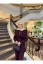 New Season!!! Women's Embroidered Jacket and Pants Set with Gold Button Detail - Also Suitable for Hijab Wear - 3