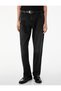 Normal Waist Pocketed Cotton Belted Vintage Straight Fit Jean Trousers - 3