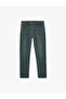 Normal Waist Cotton Slim Fit Jean Trousers - Brad Jean - 5
