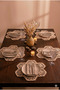 Supla American Service Set of 6 with French Lace Detail |   Decorative Table Presentation Mat - 5