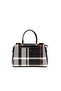 Black - Black Plaid Women's Handbag Sp913 - 2