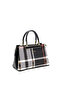 Black - Black Plaid Women's Handbag Sp913 - 4